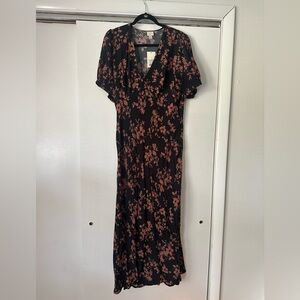 NWT floral mid dress